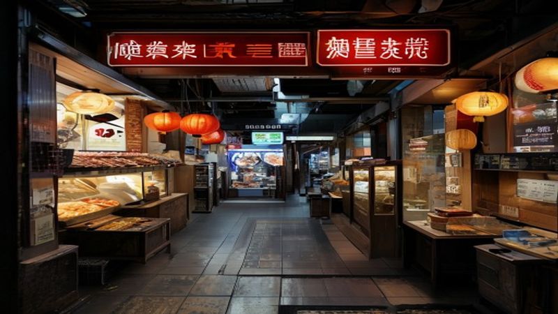 午夜商店的静谧时光